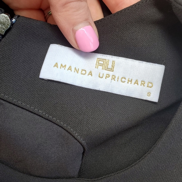 AMANDA UPRICHARD Elegant Black Sleeveless Dress Women's Size Small NWOT - Picture 5 of 16